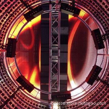 Full-color Outdoor Transparent Stage Background LED Curtain Screen Display